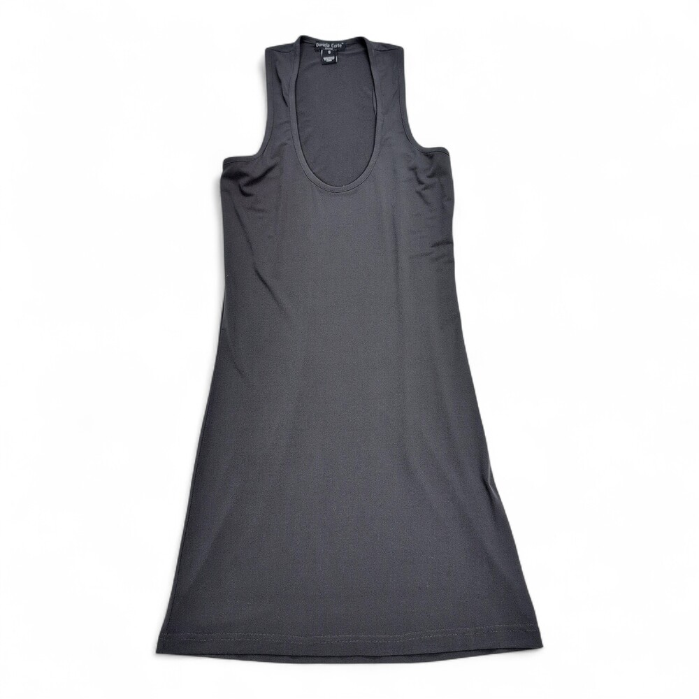 Daniela Corte Black Scoop Neck‎ Tank Dress Size S